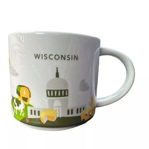 Starbucks You Are Here Collection Wisconsin Mug